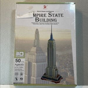 Charmland World Classic Architecture Empire State Building 3D Puzzle NEW!